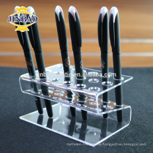 Jinbao anpassen klarem kristall acryl stift rack penhalter 3mm MOQ preis